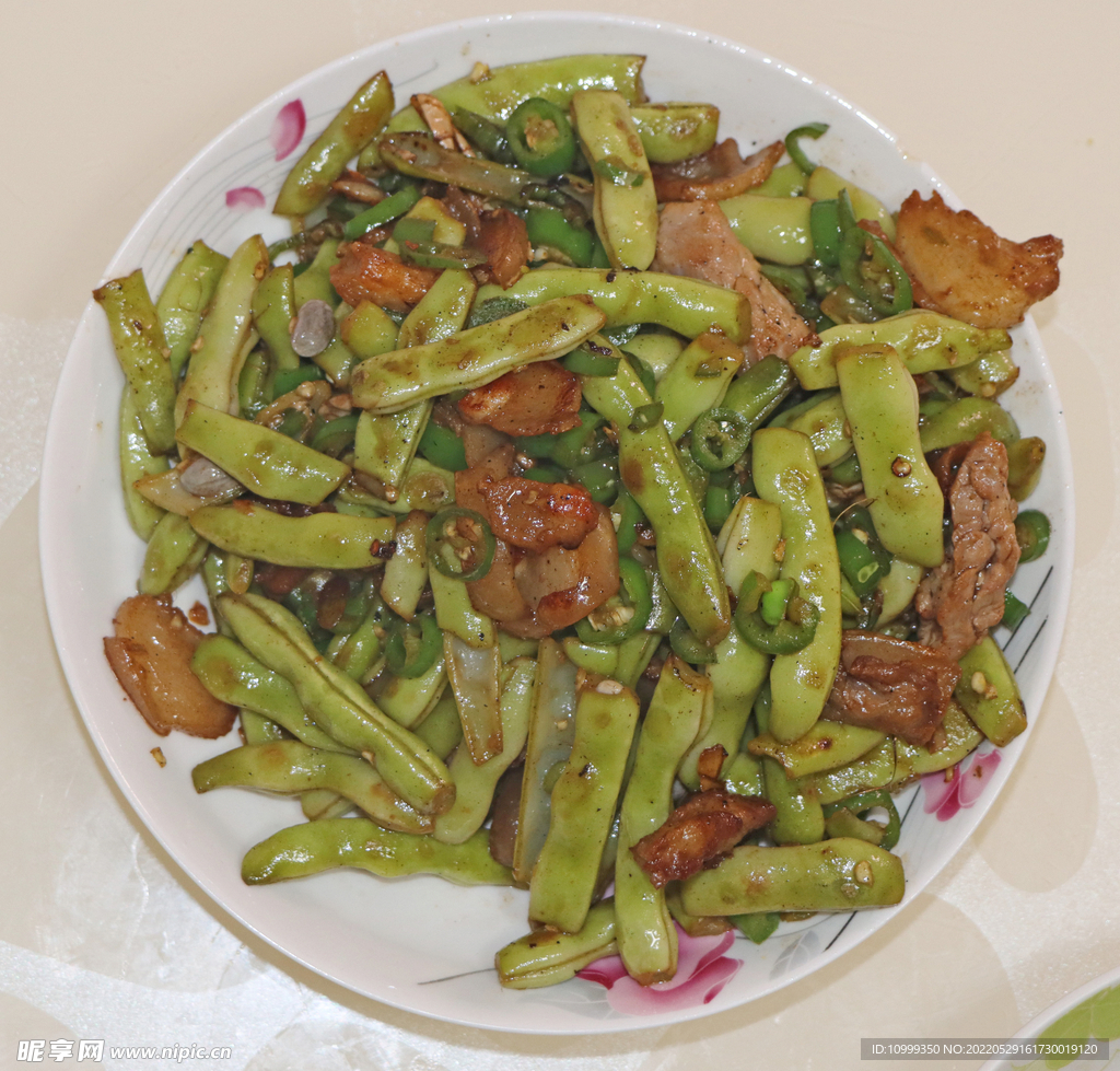 四季豆炒肉
