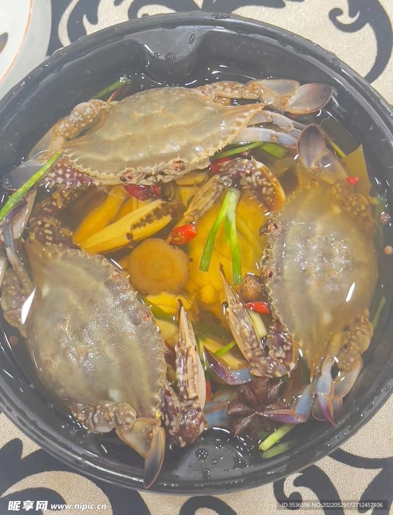 梭子蟹高清大图 