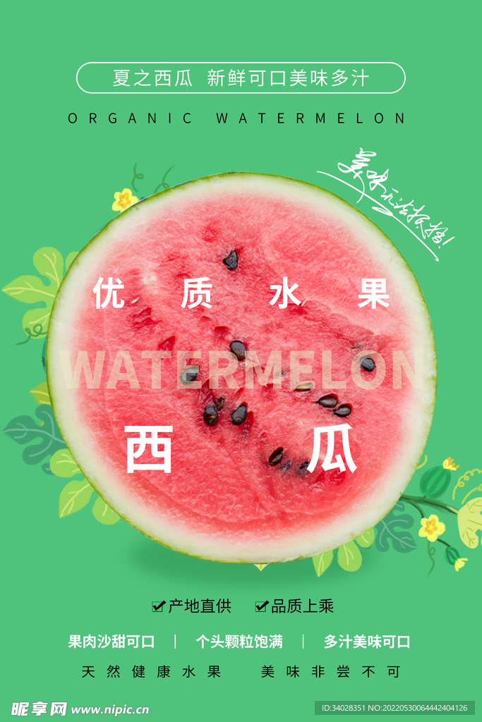 西瓜海报