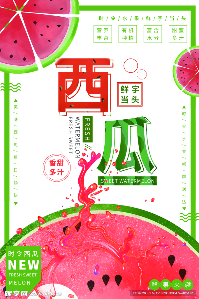 西瓜海报