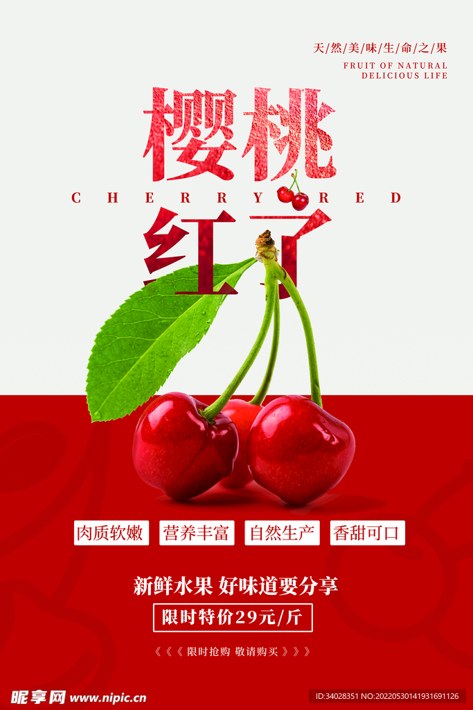 樱桃海报