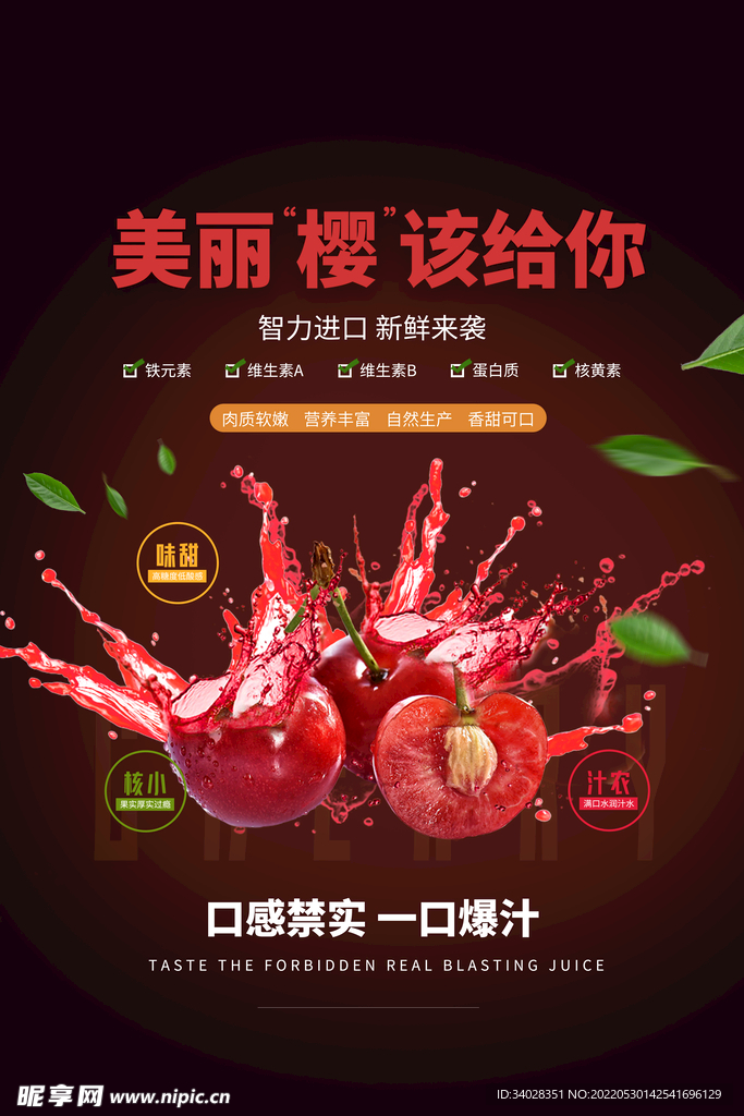 樱桃海报
