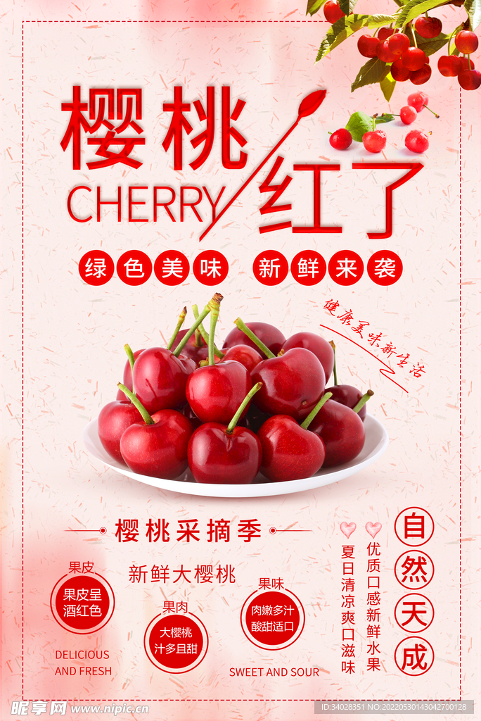 樱桃海报