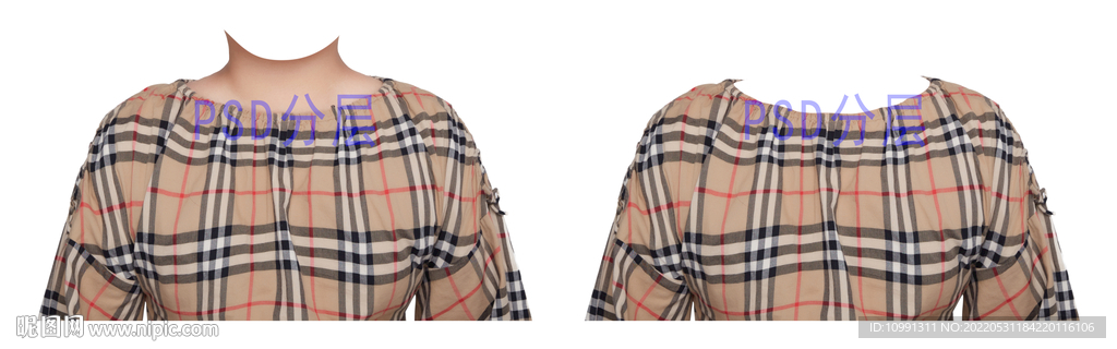 女孩衣服psd素材