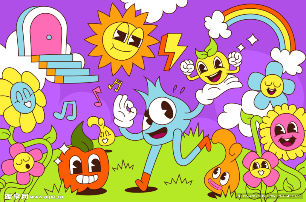 太阳公公楼梯苹果