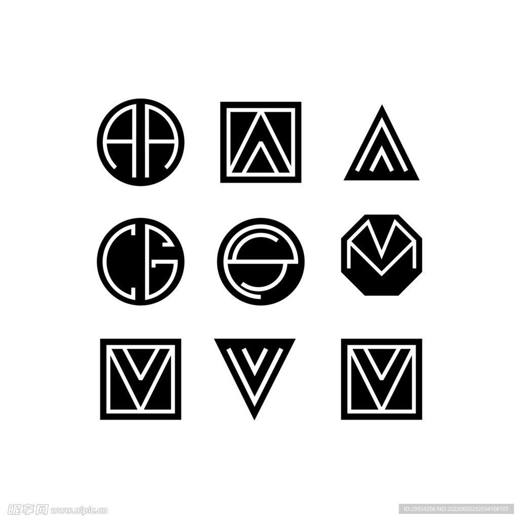 几何图形公司logo图片