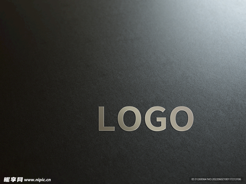 logo 样机 黑色