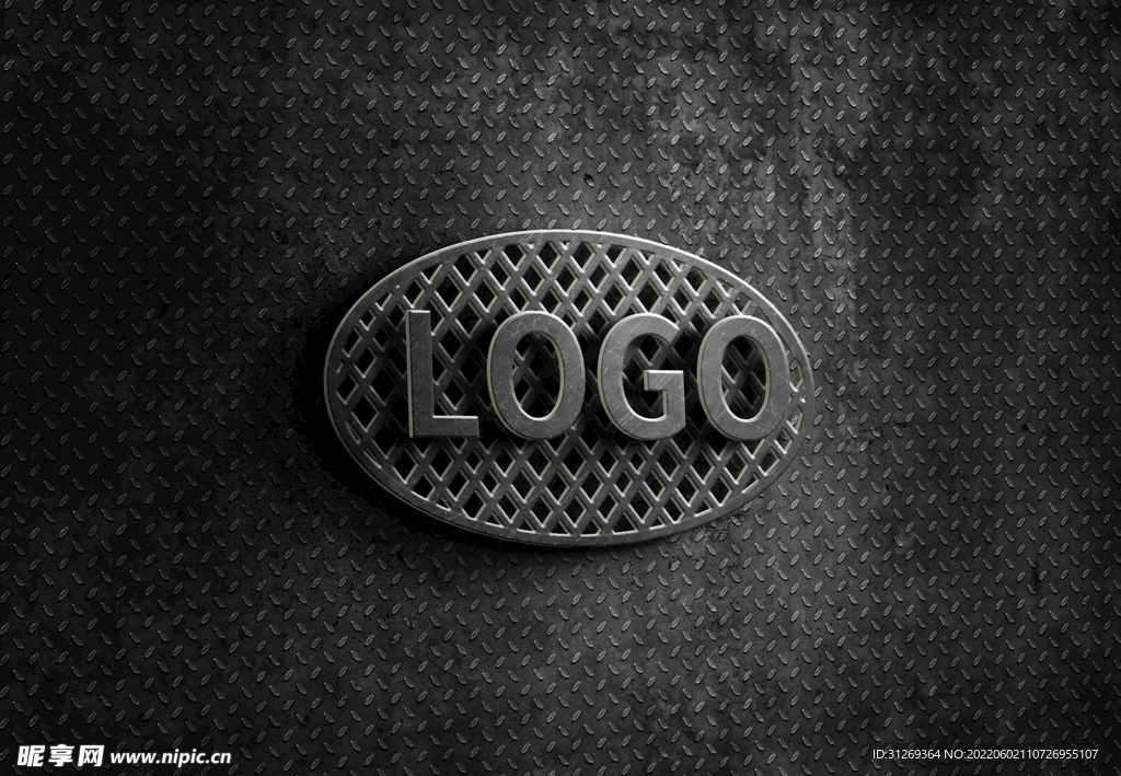  logo样机效果图立体字