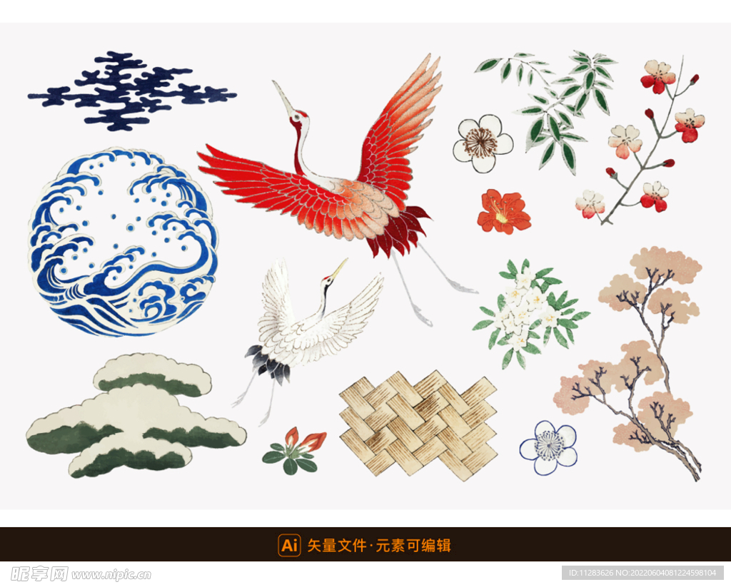中国风元素矢量素材