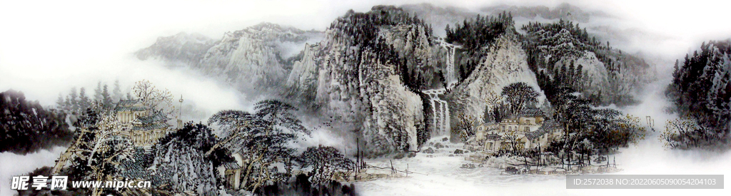 春山雾霭