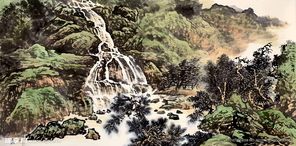 山溪瀑声