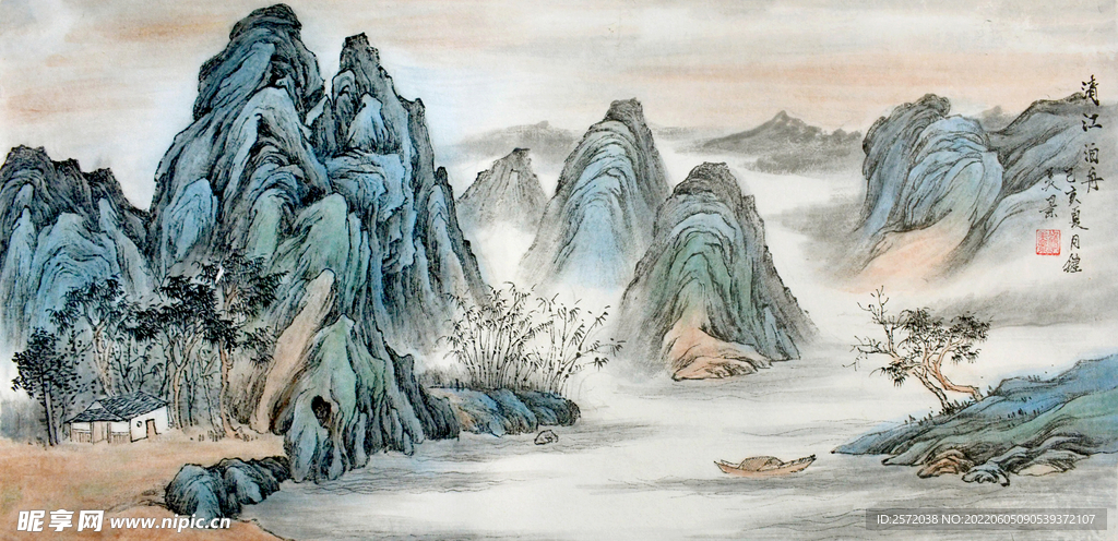 清江泊舟