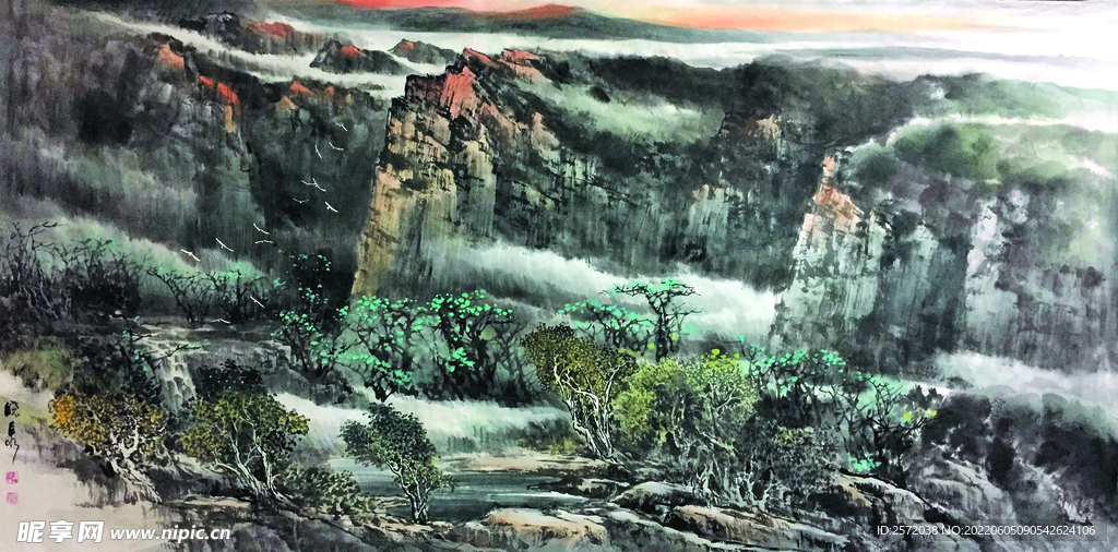 幽谷溪鸣