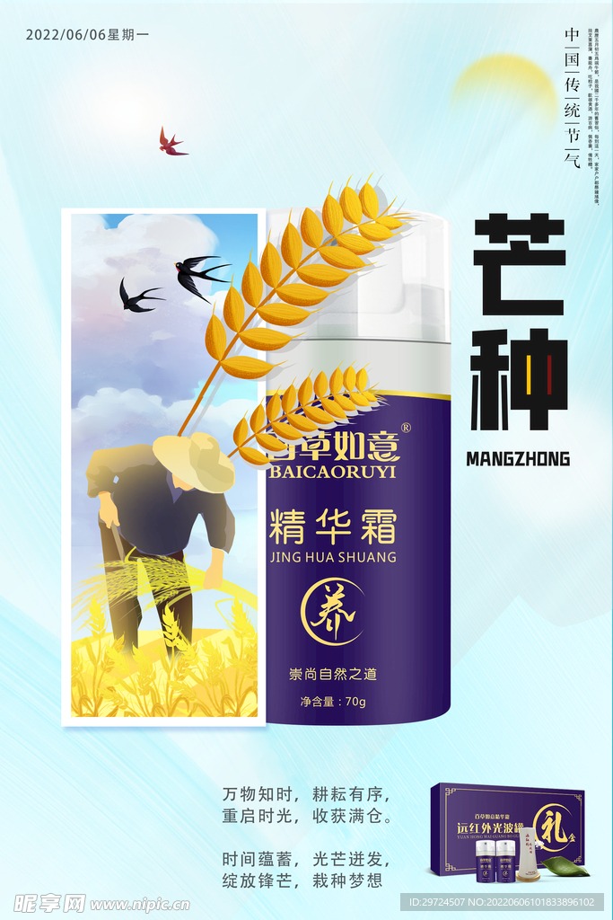 芒种节气海报