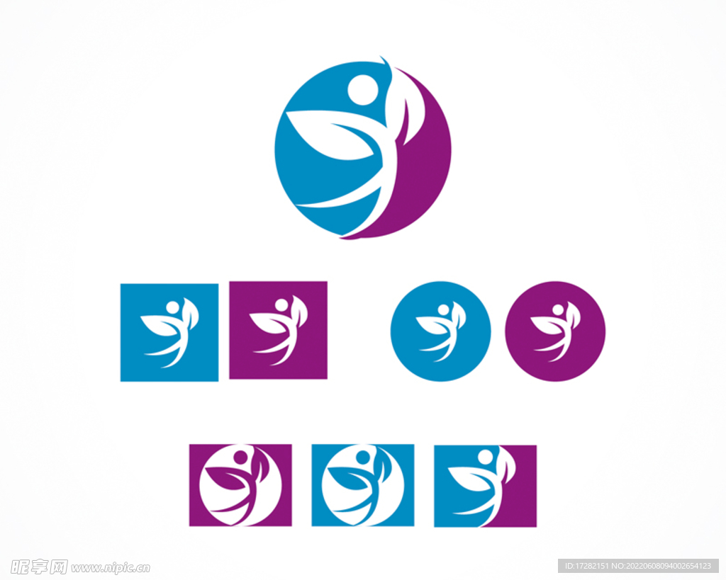 彩色  标志    logo 