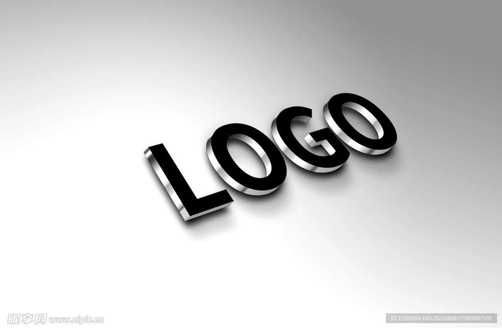 logo样机亚克力字
