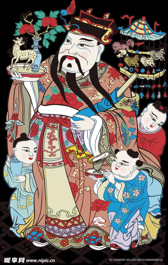 门神 财神 