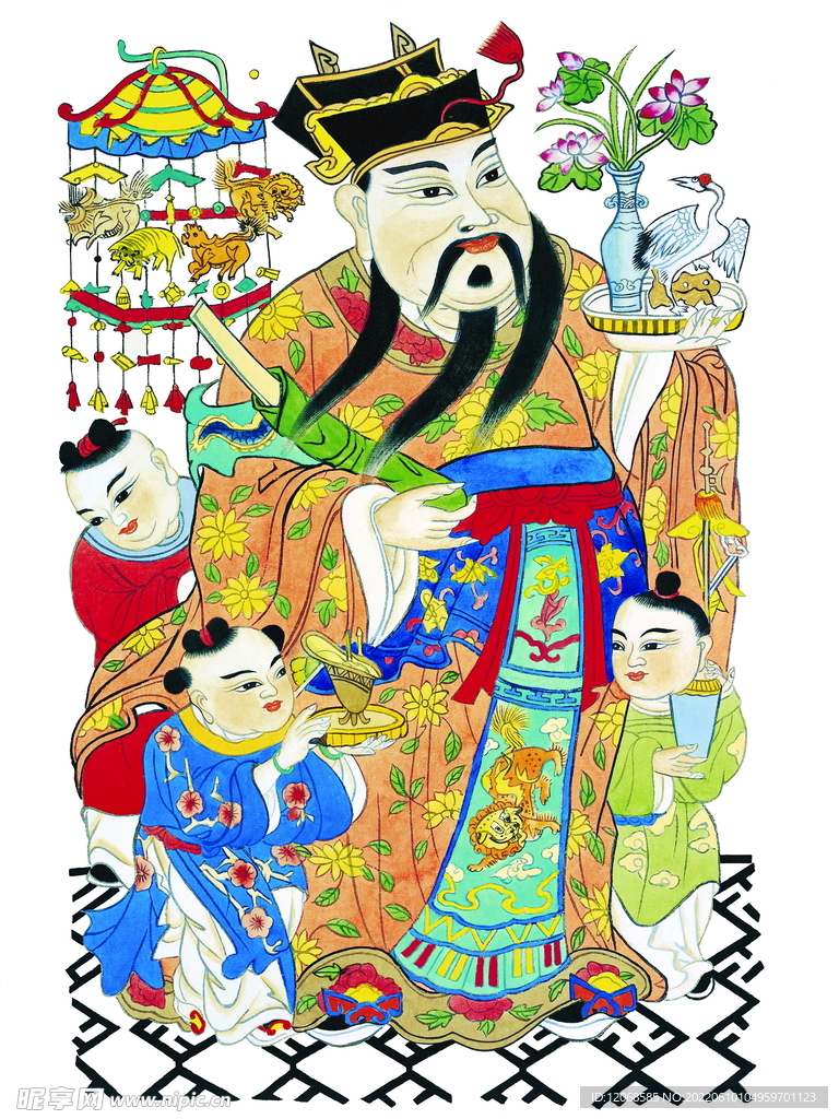 门神财神