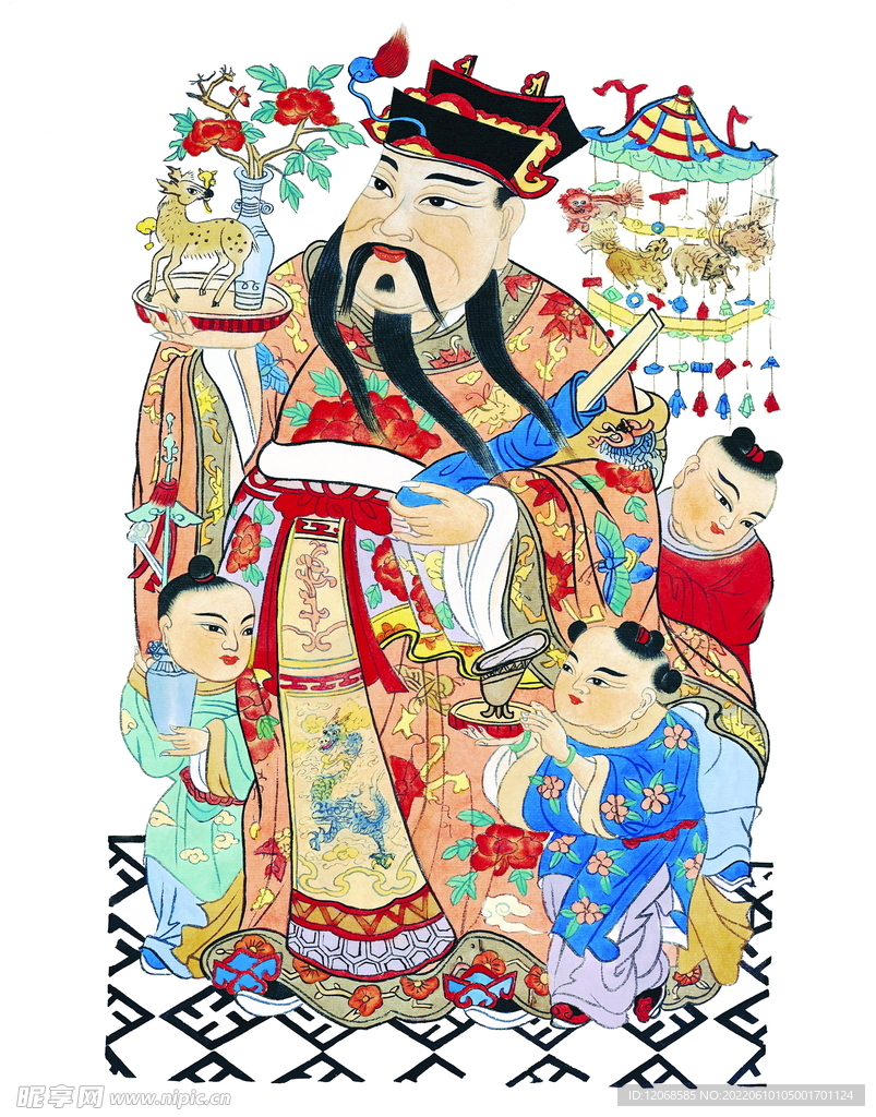 门神财神