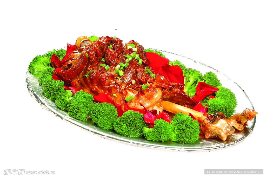 生烤鲜羊腿