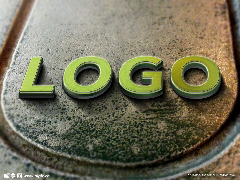 立体字3Dlogo