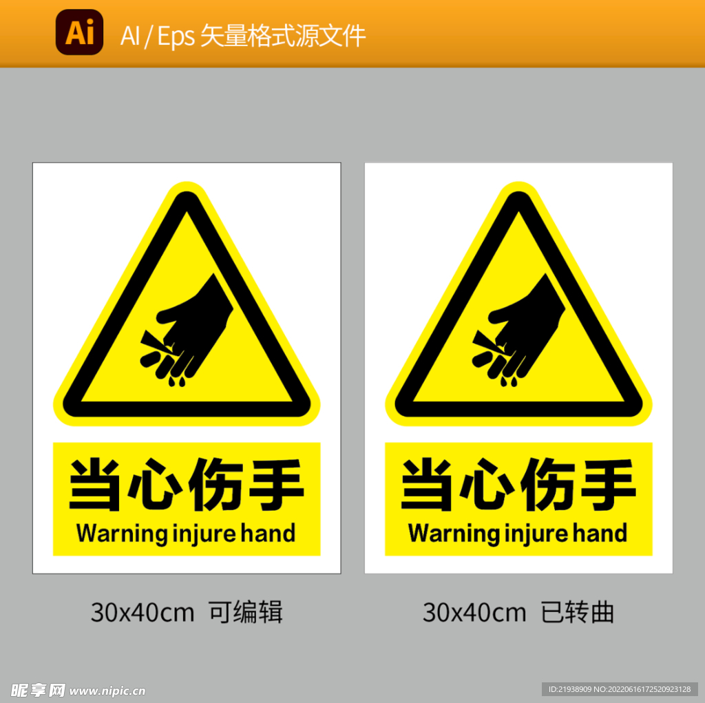 当心伤手