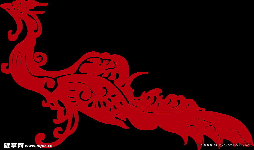 传统凤纹