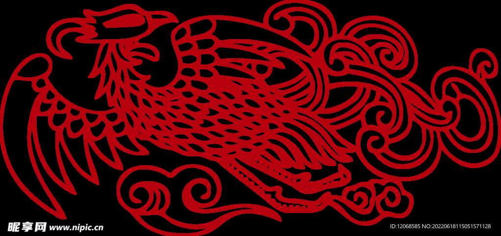 传统凤纹