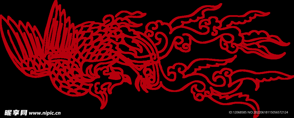 传统凤纹