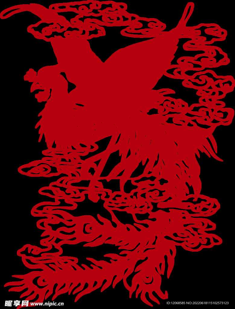 传统凤纹