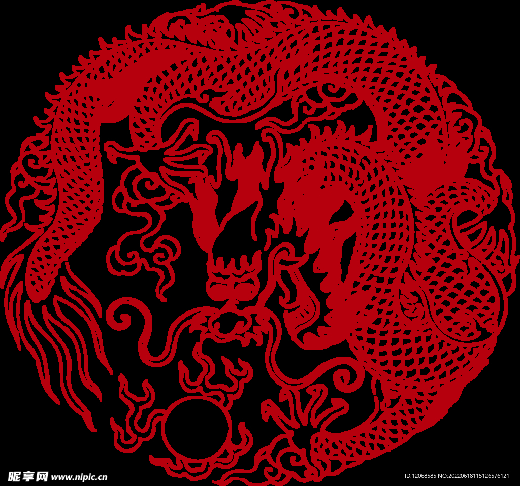 传统龙纹