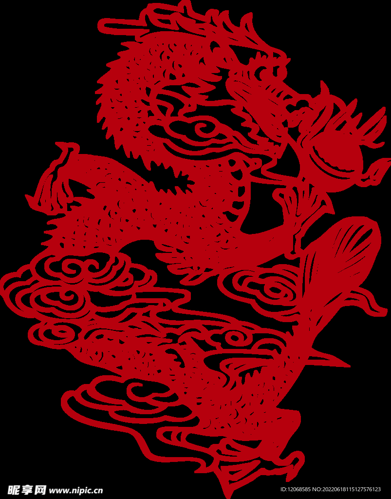 传统龙纹