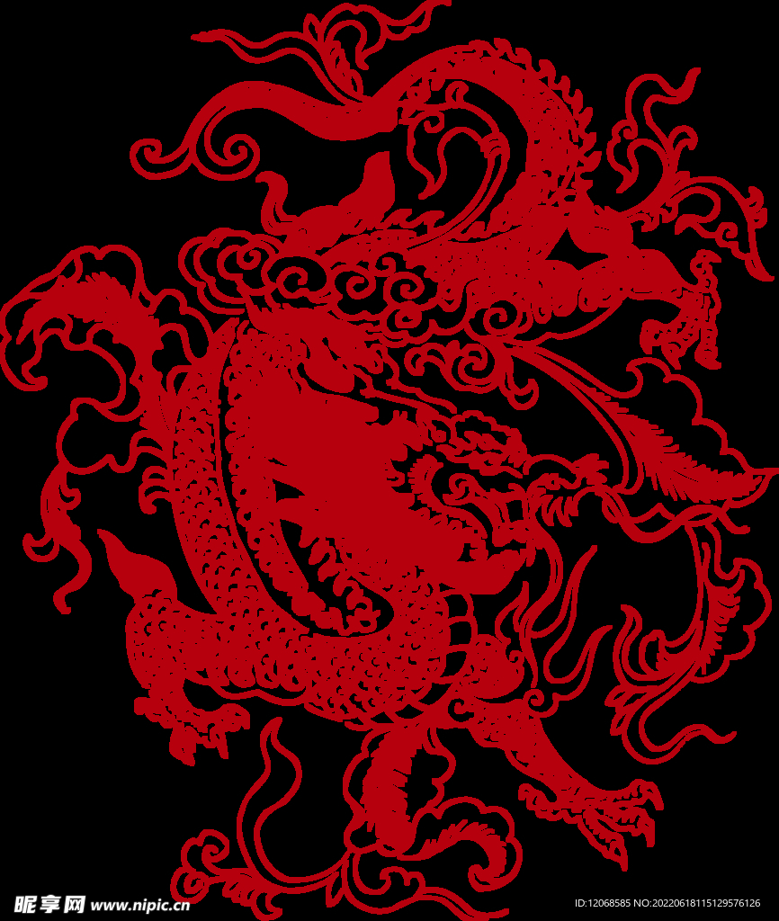 传统龙纹