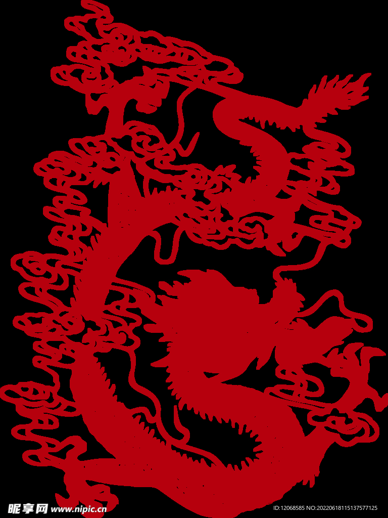 传统龙纹 