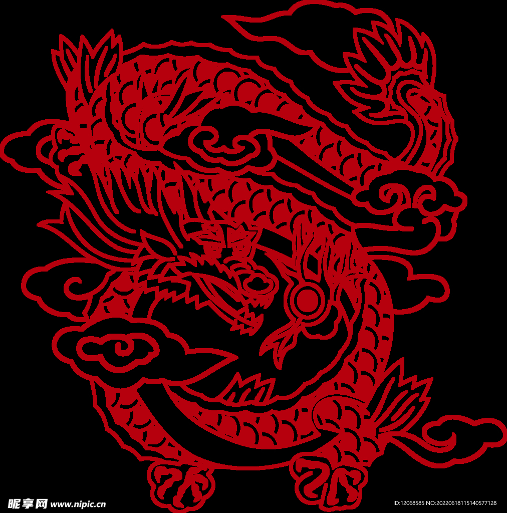 传统龙纹