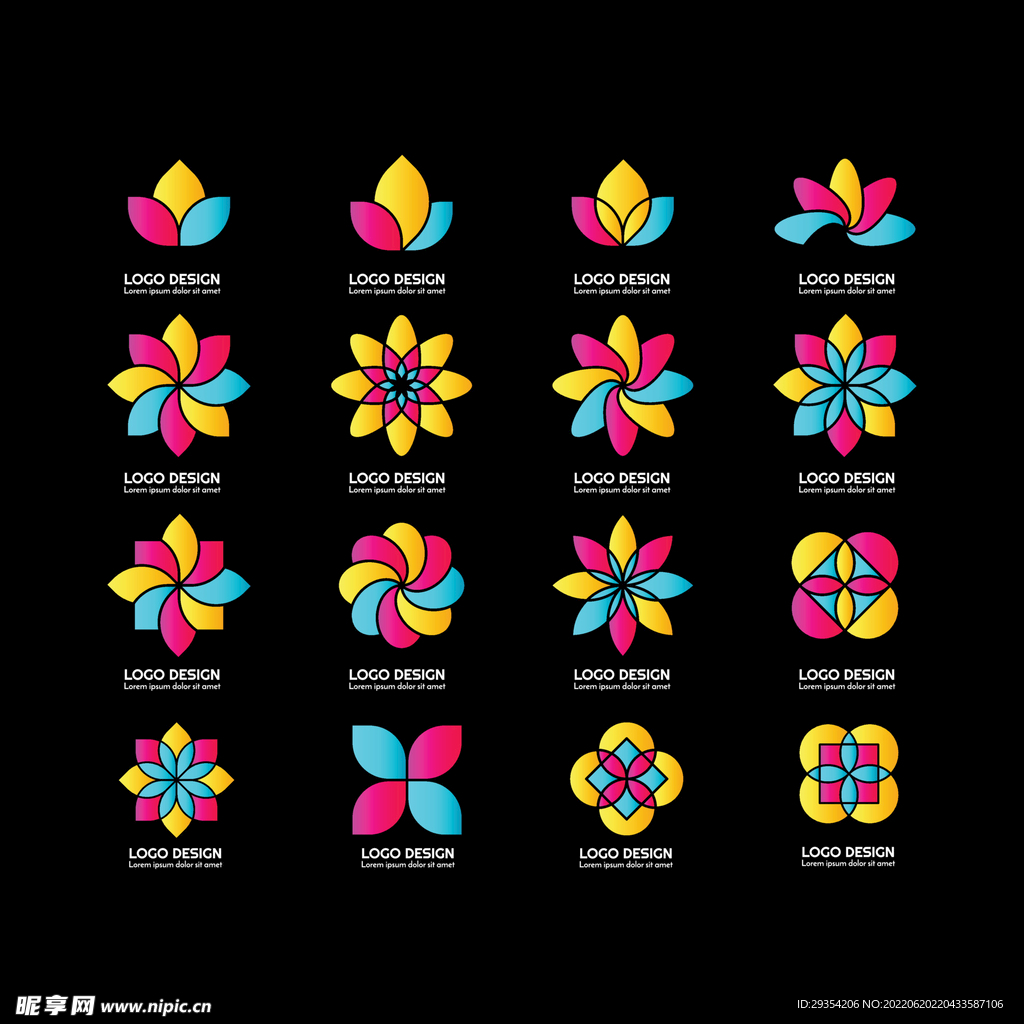 几何图形公司logo图片