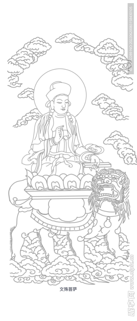 唐卡线稿
