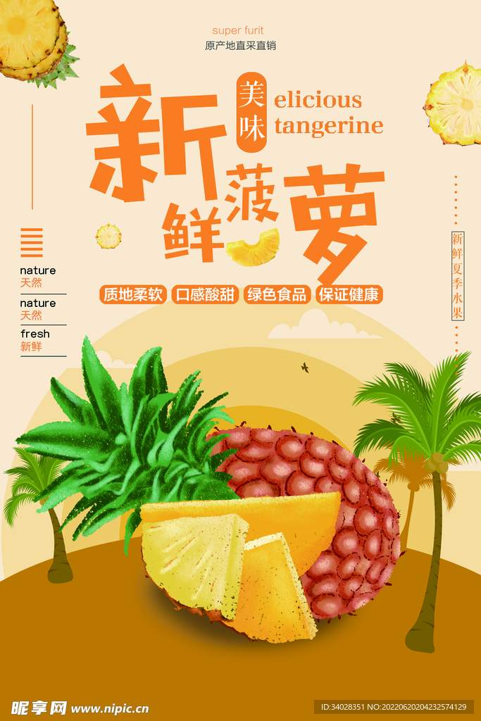 菠萝海报