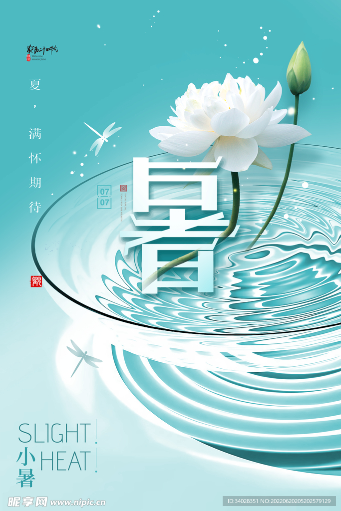 小暑海报