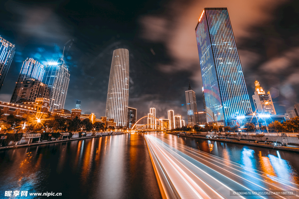 城市夜景灯光