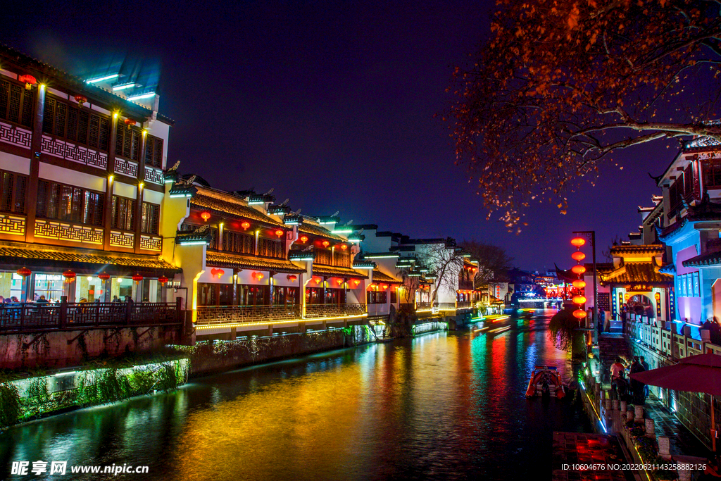 城市夜景图 