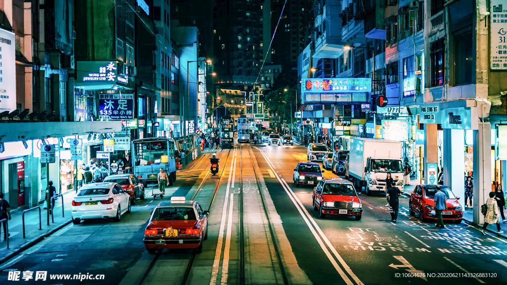 城市夜景图
