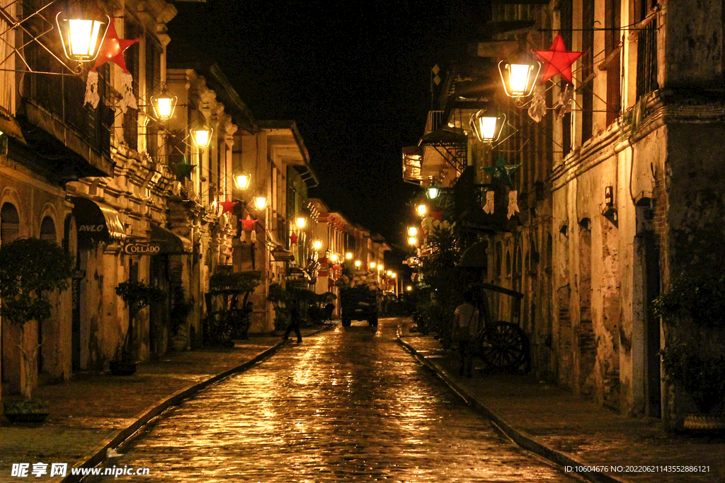 城市夜景图