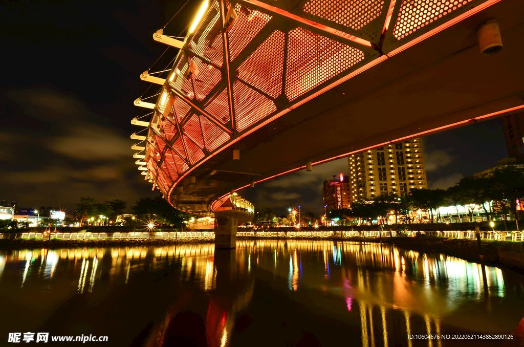 城市夜景图
