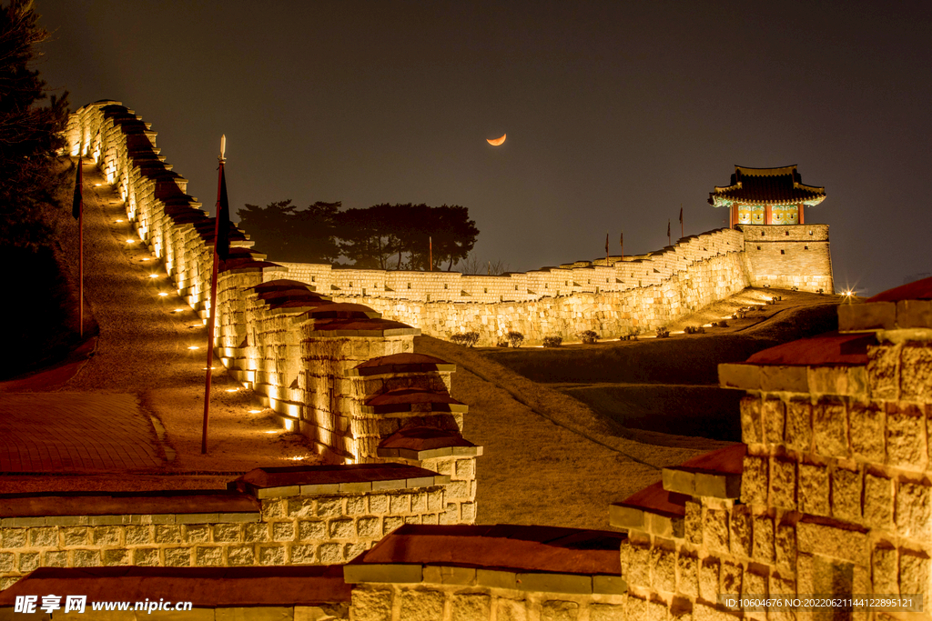 城市夜景图
