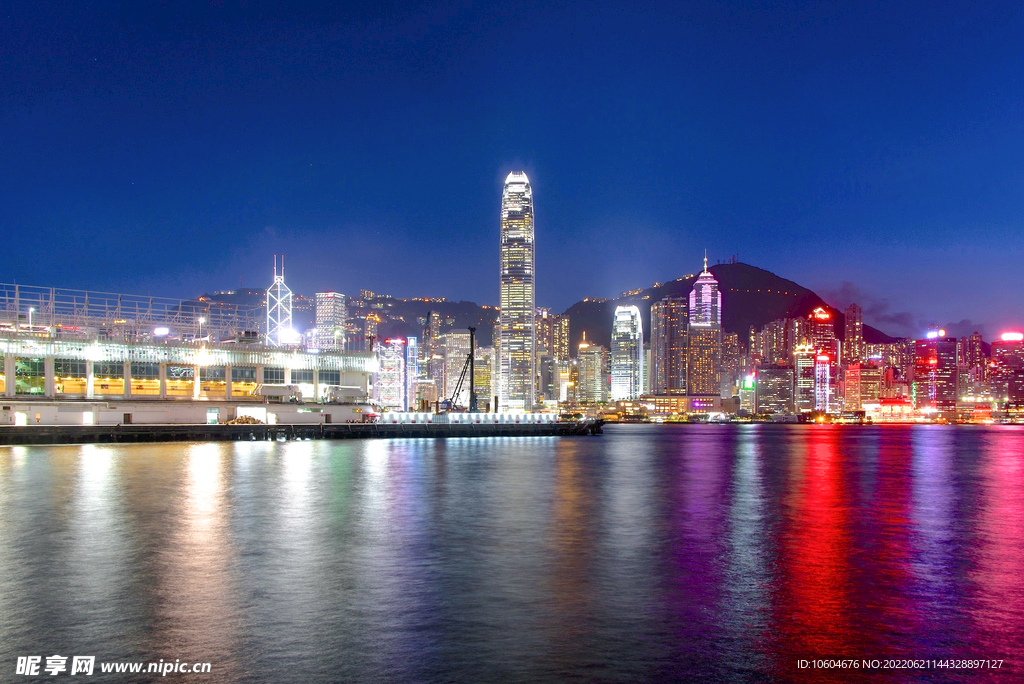 城市夜景图