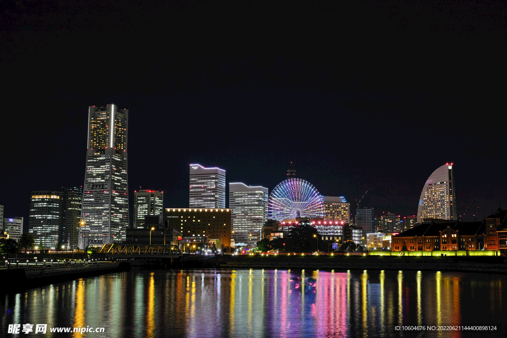城市夜景图