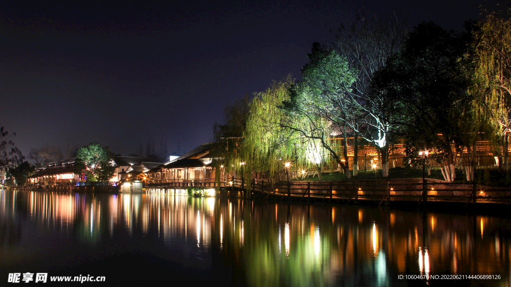 城市夜景图 