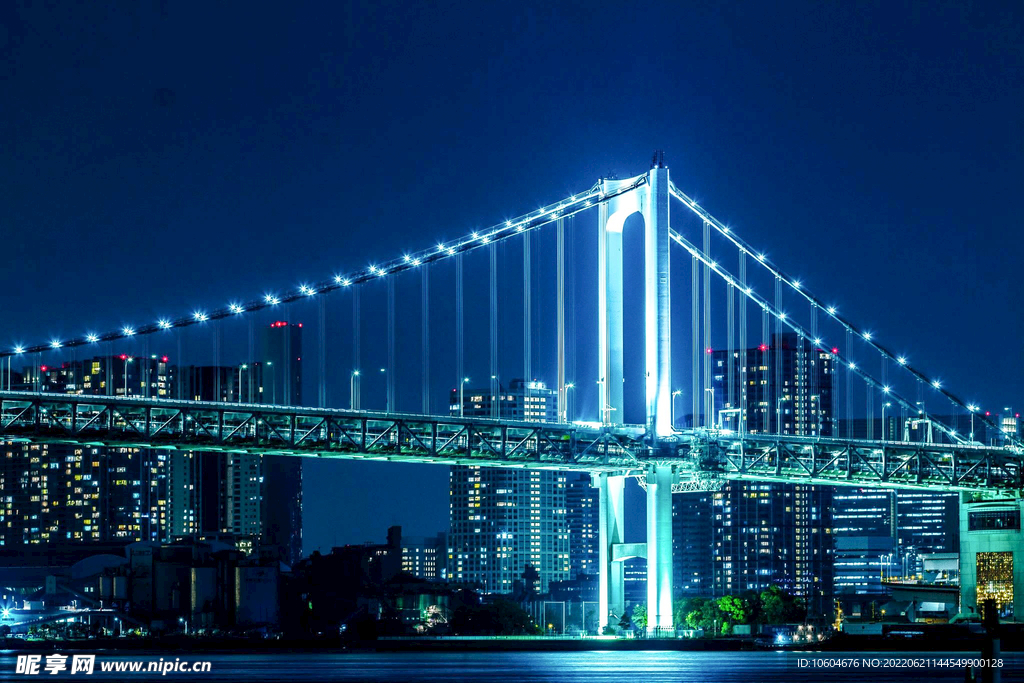 城市夜景图