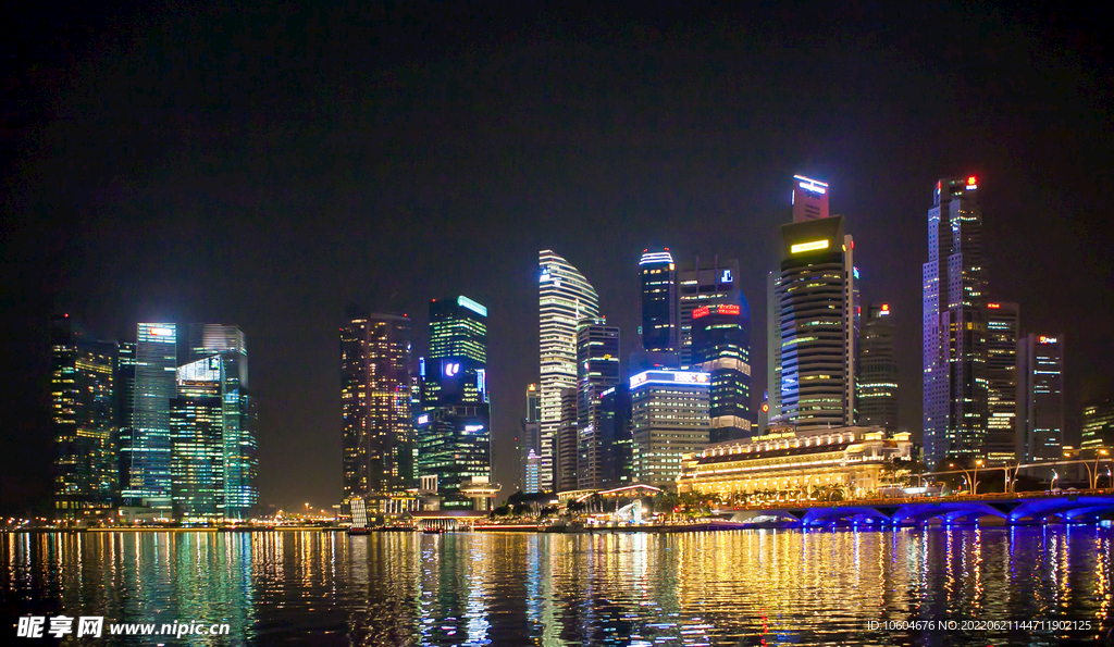 城市夜景图